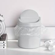 Compact Desk Trash Bin with Lid